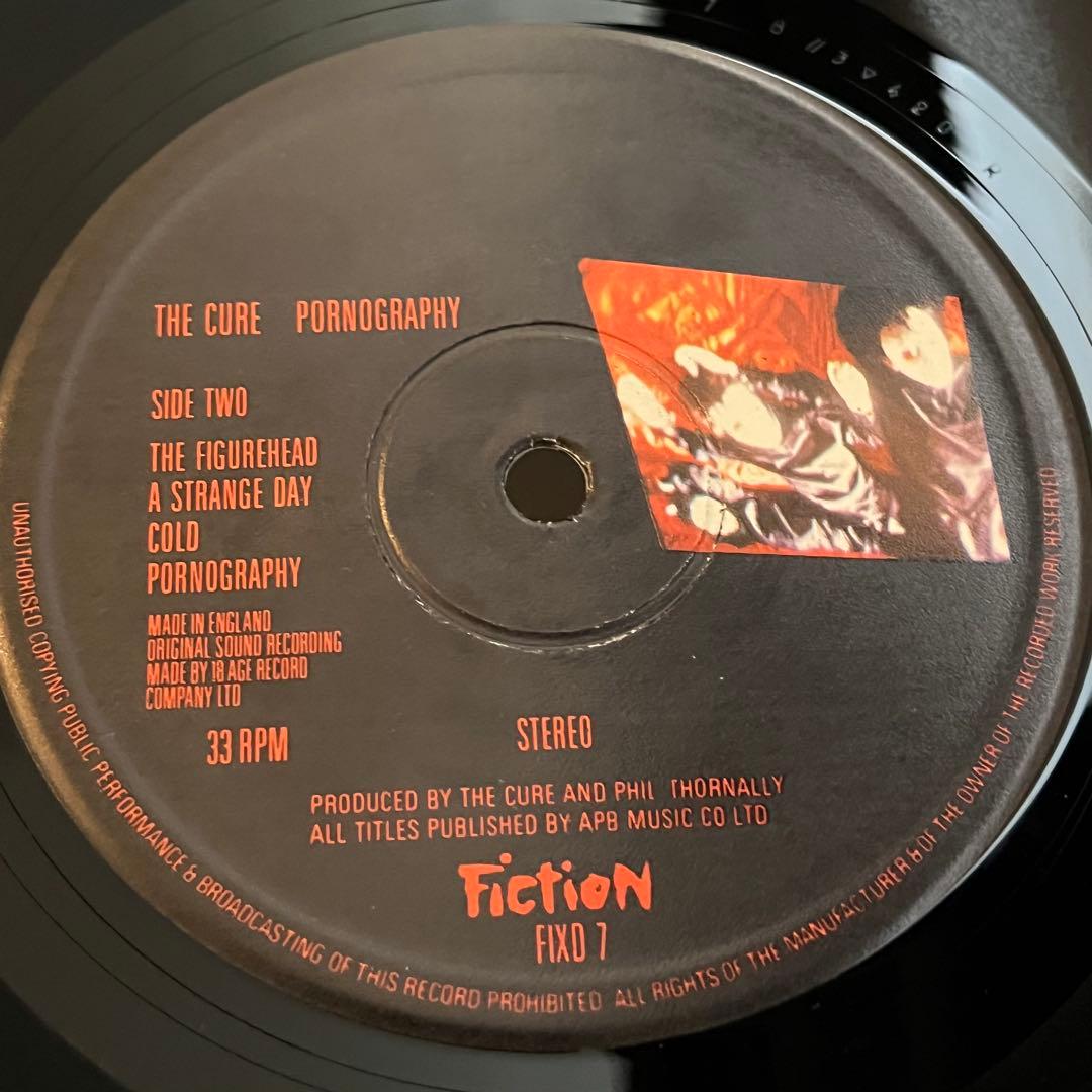 The Cure ザ・キュアー Pornography オリジナル盤　パンク天国