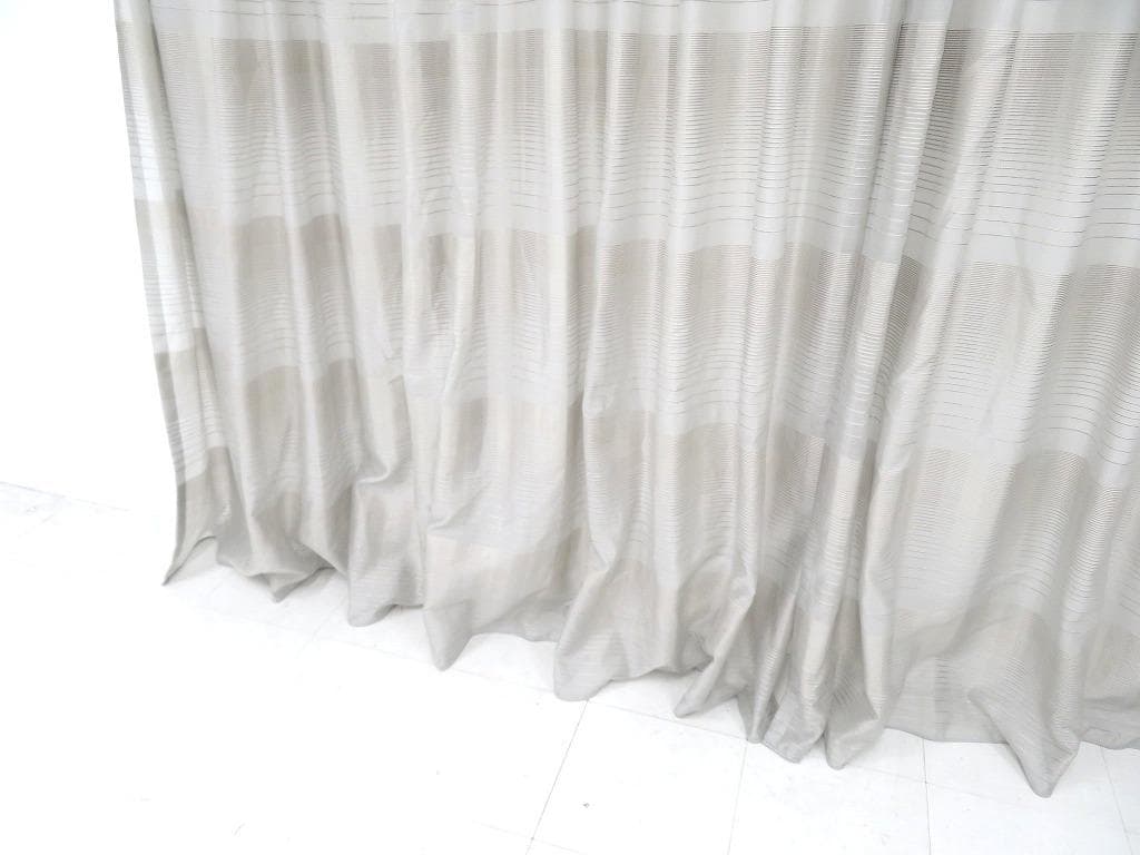 展示品　　フジエテキスタイル　高級　カーテン　セット　レース　モダン　オーダー