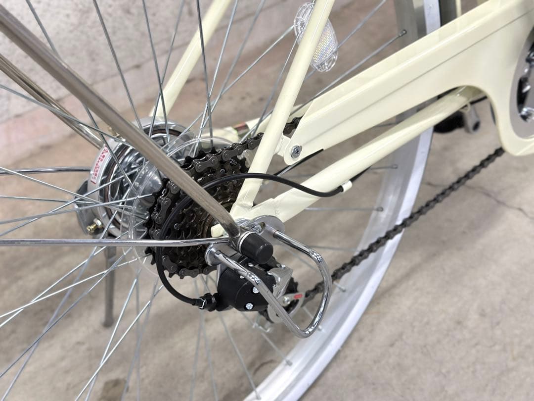 フィッツプラス FTP26 DAIWAサイクル オートライト キャリア付 6変速