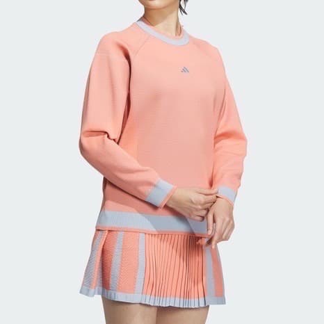 【M】定価41,800円 アディダス ゴルフ セーター&フレアースカート