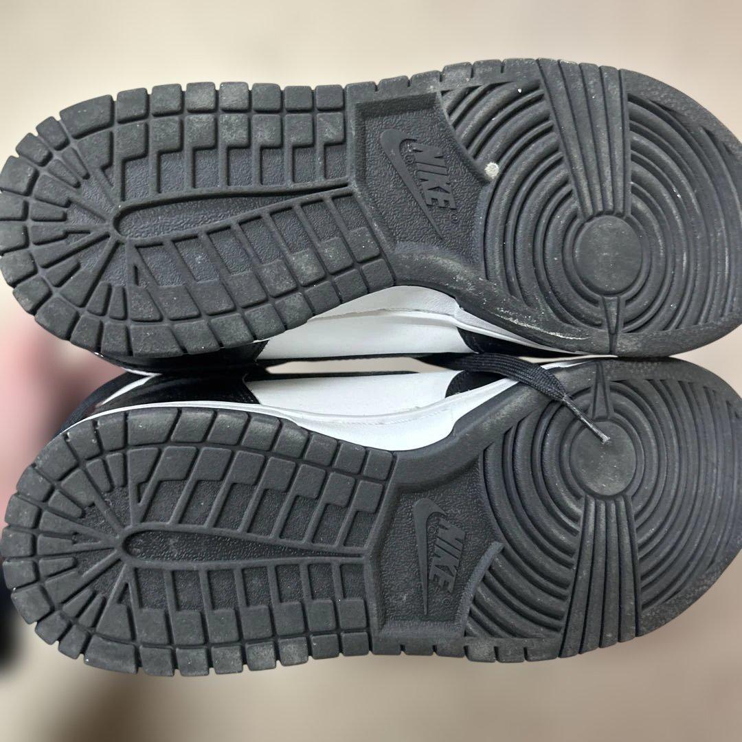 NIKE ダンク ハイカット シューズ ホワイト/ブラック　２７センチ