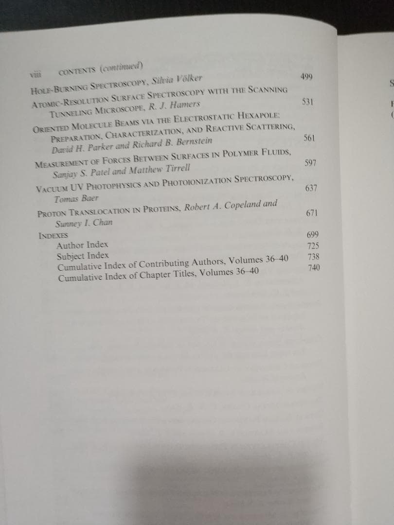 ANNU REV PHYS CHEM v40 1989 物理化学年次学術雑誌