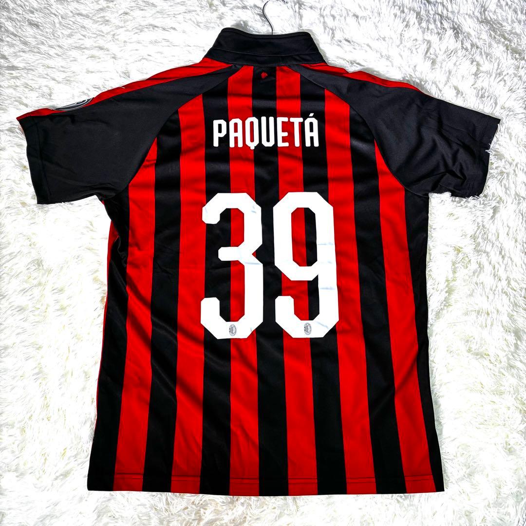 ACミラン レプリカユニフォーム Lサイズルーカスパケタ選手 フットサル