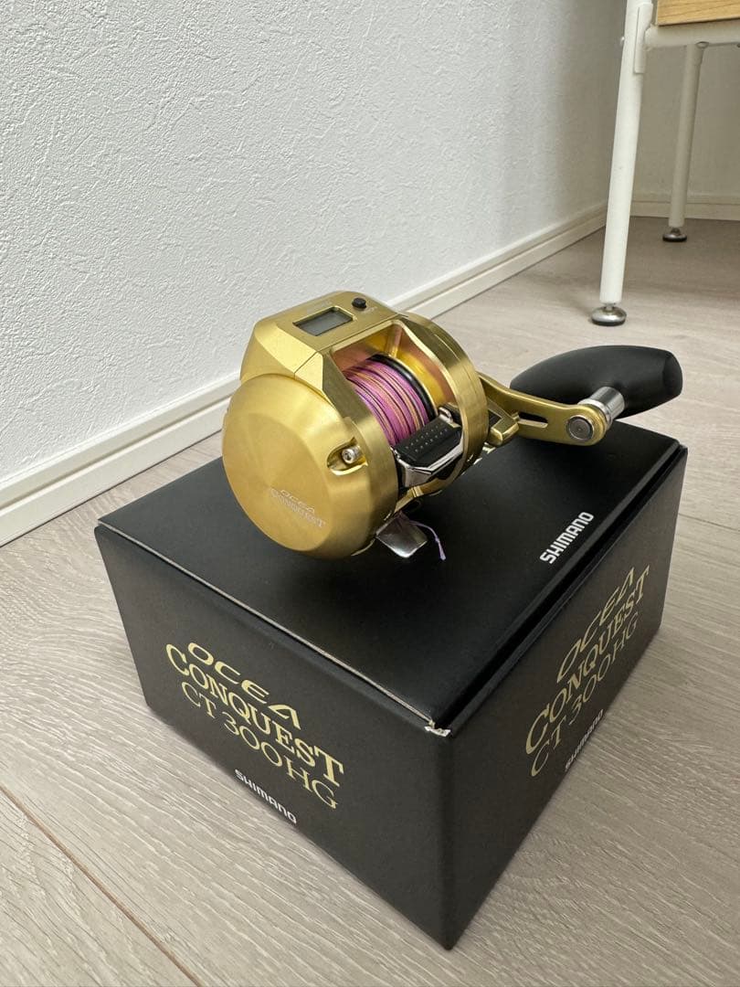 シマノ オシアコンクエスト 300HG ゴールド 未使用 PE3号