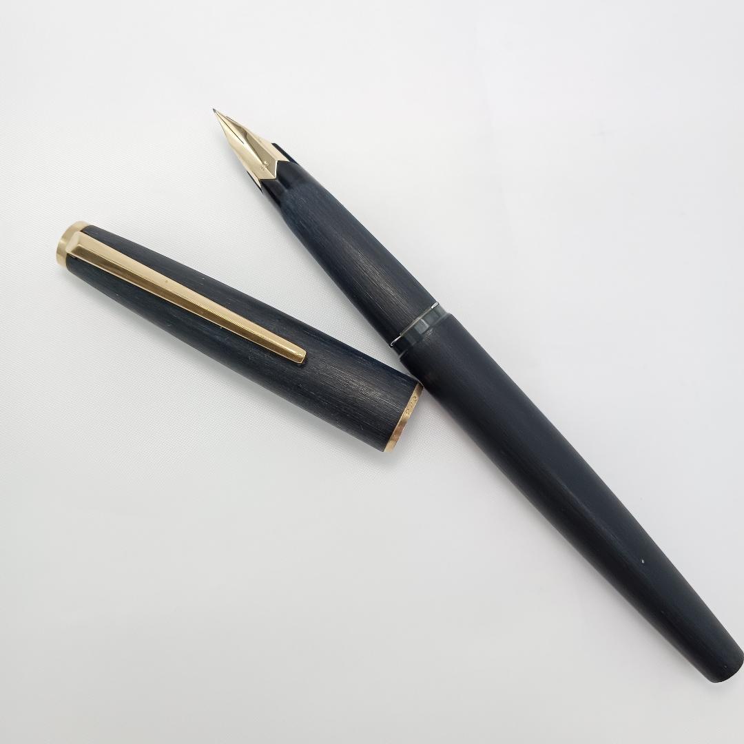 筆記確認済 Mont Blanc 220 木目調 ペン先 585 14K 万年筆