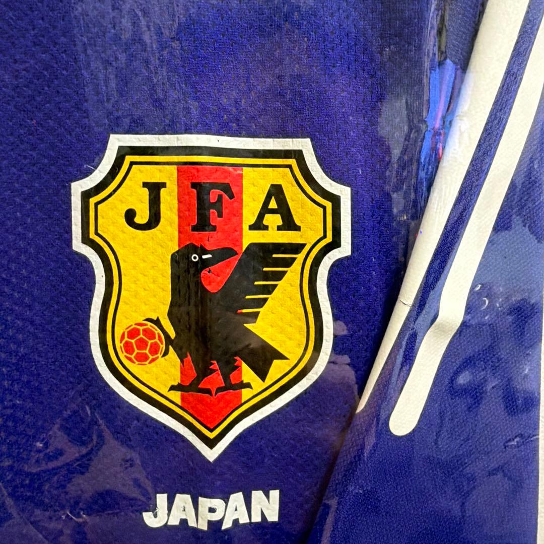 日韓ワールドカップ　日本代表ユニフォーム　中山雅史　2XO オーセンティック