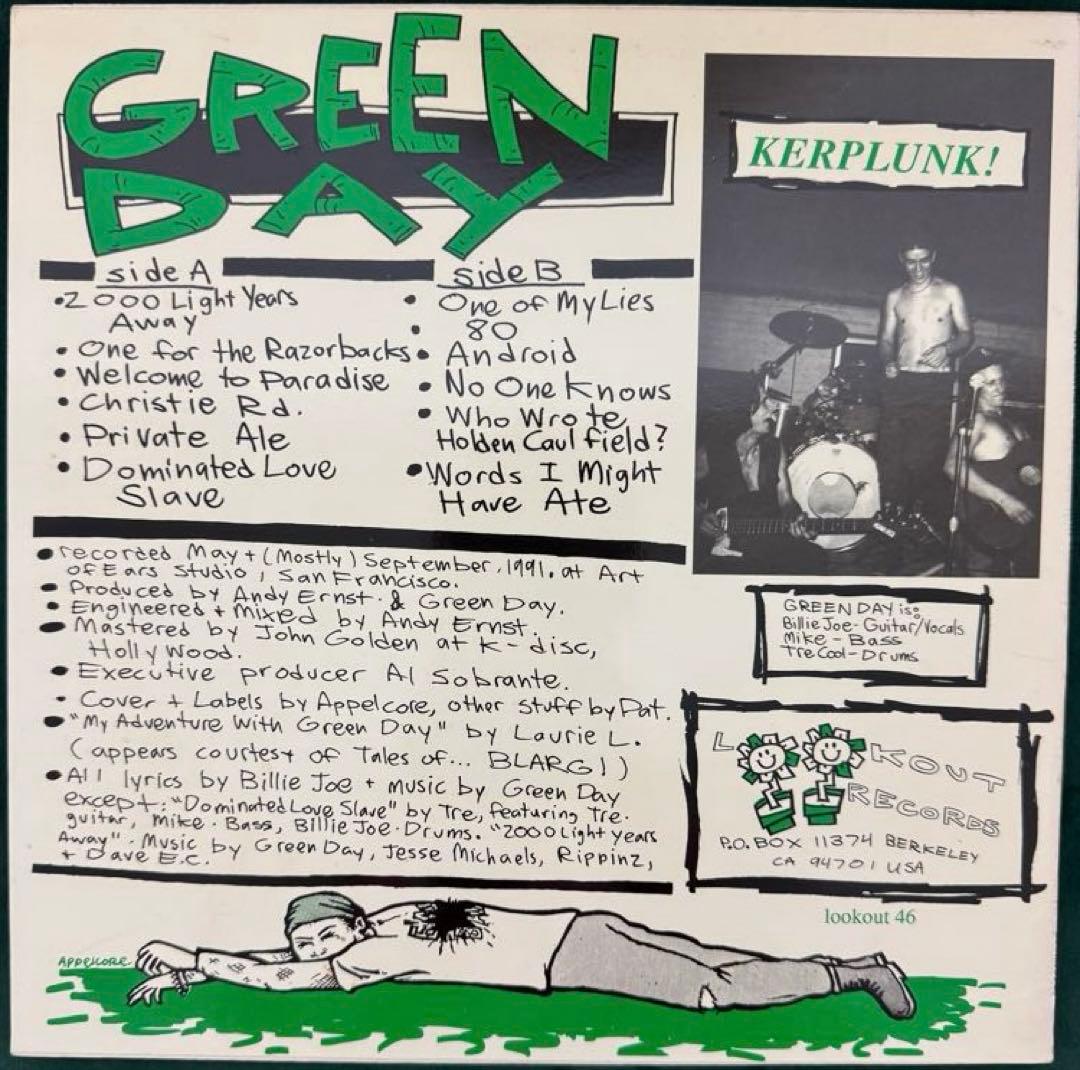 GREEN DAY レコード　US original