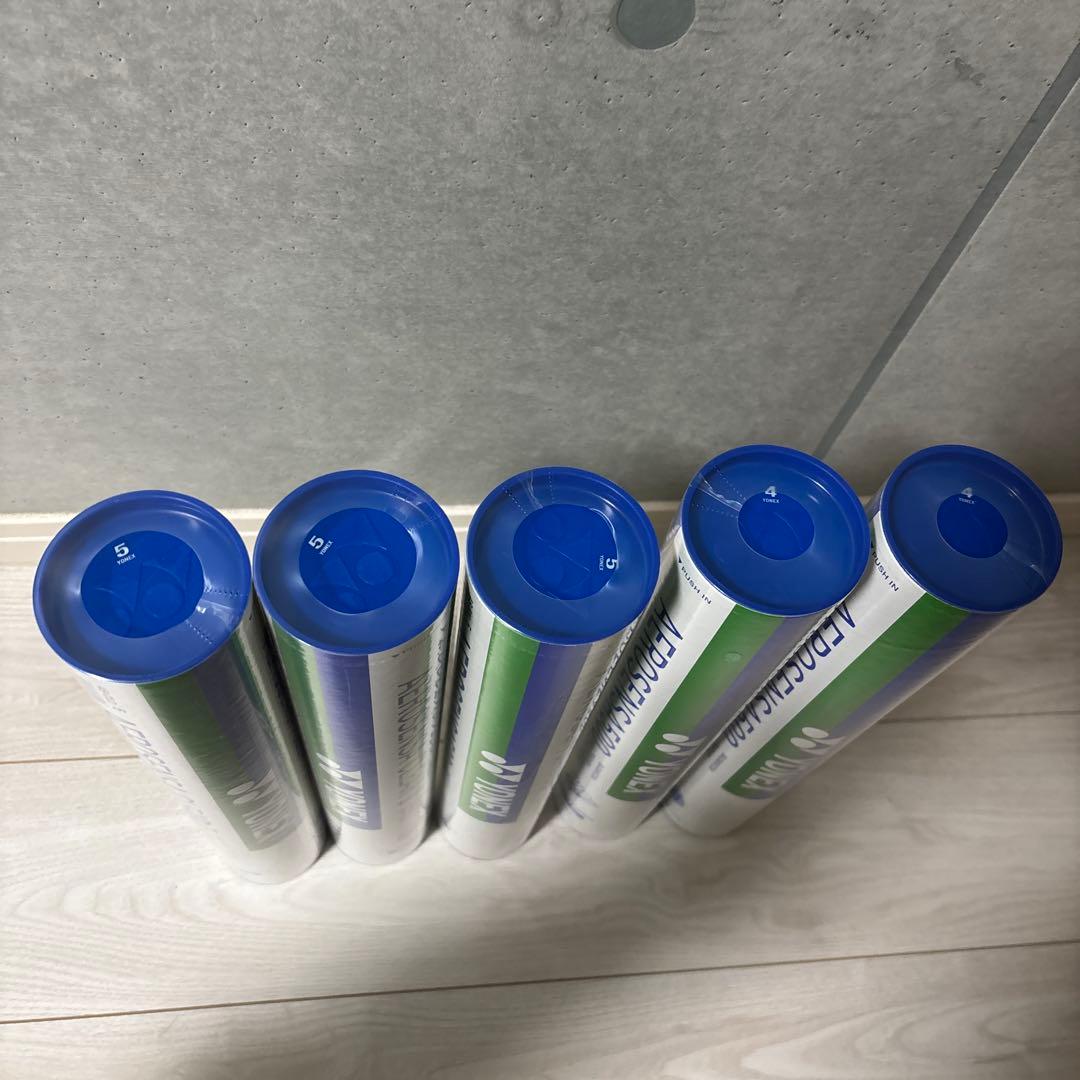 未使用 YONEX AEROSENSACLEAR II & 500 5本セット
