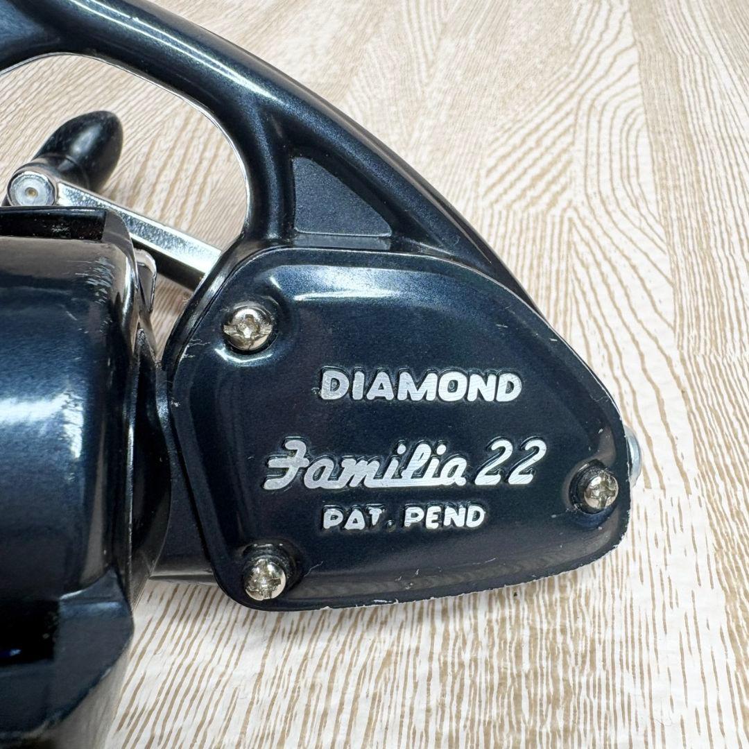 【激レア】大森製作所 ダイヤモンド ファミリア22 スピニングリール 釣具