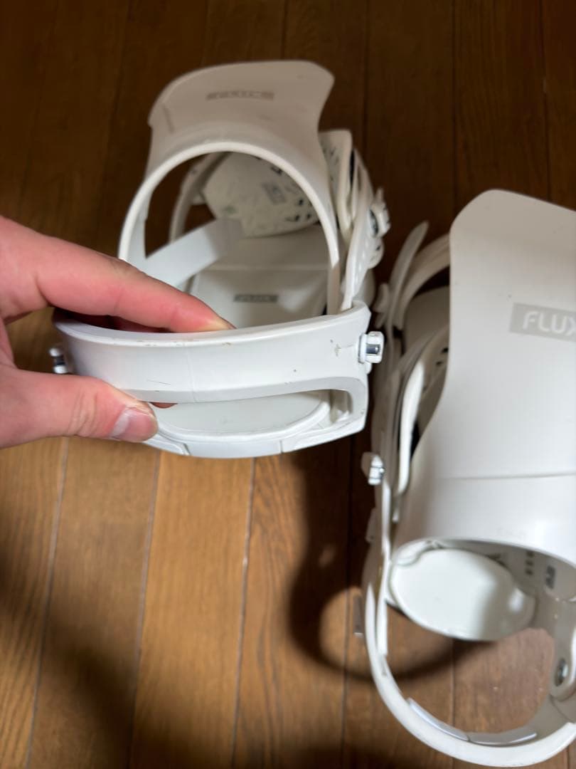 FLUX DS 25-26 Mスノーボードビンディング ホワイト