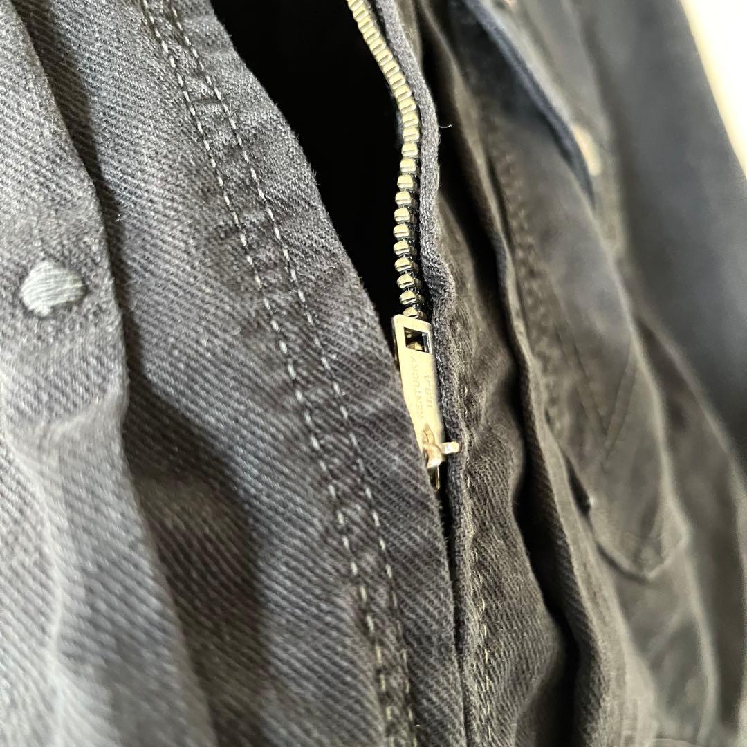 古着 60's ラングラー 66MJZ ブラック デニム ジャケット レプリカ