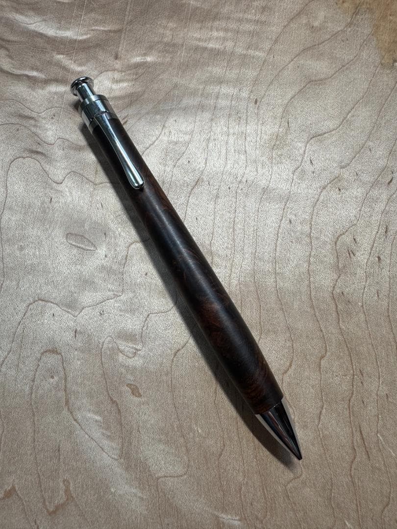 【工房楔　シャープペンシル】ローズウッド　こぶ杢