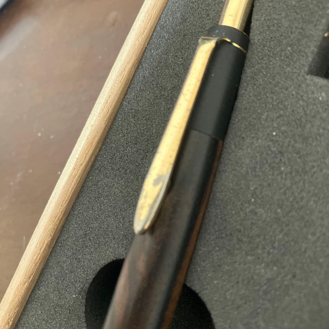 野原工芸 特上黒柿 旧型シャープペンシル ゴールド金具