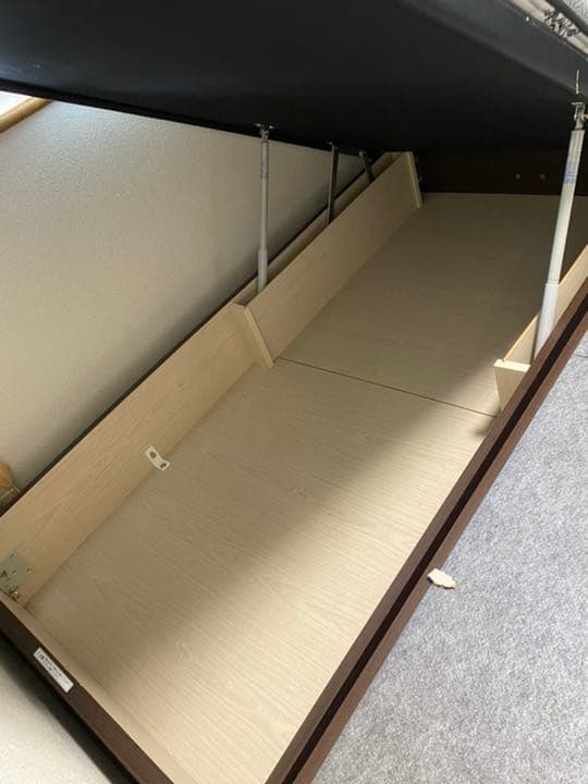 ゴチロー　ドリームベッド　シングルベッド　ガスアップ縦収納タイプ