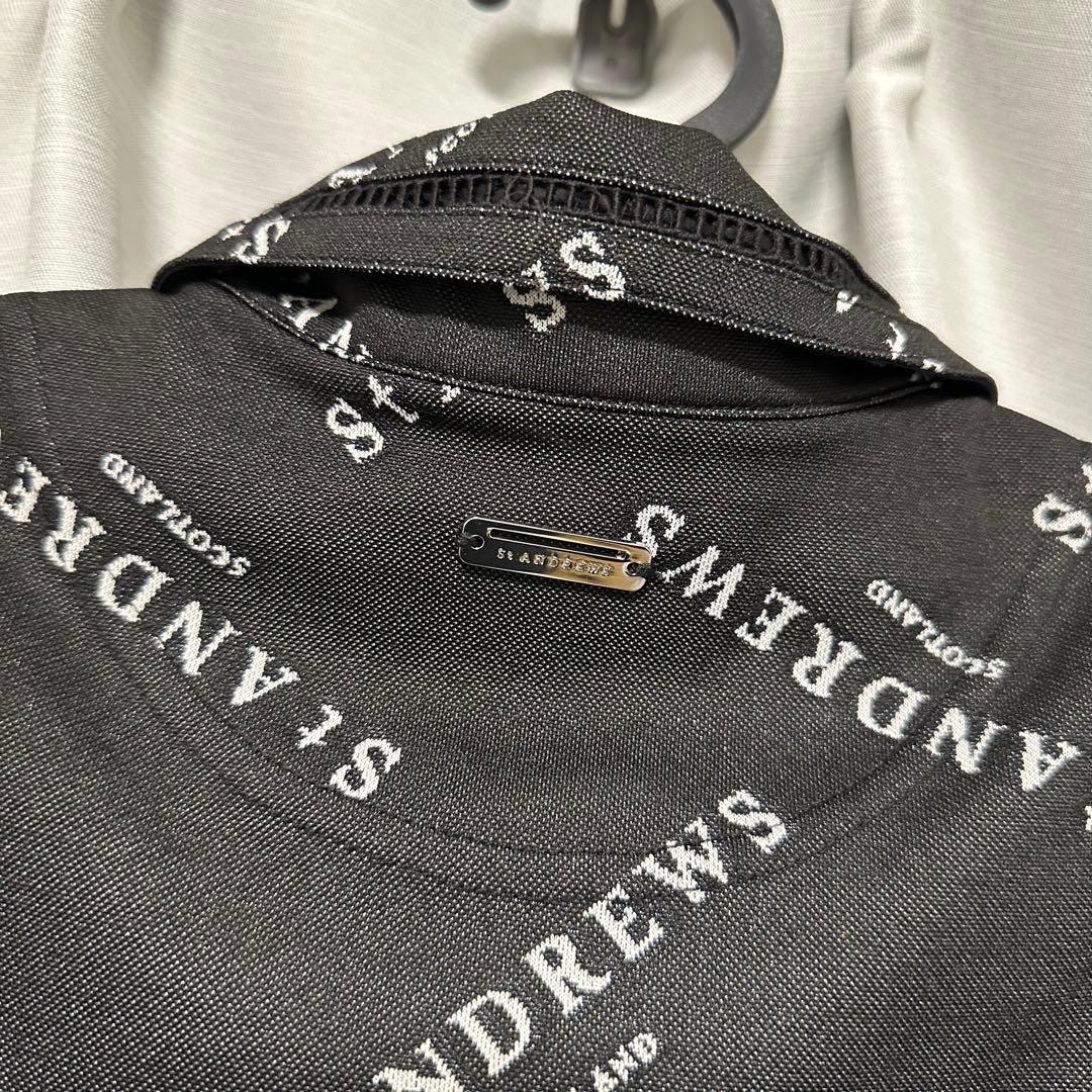 St ANDREWS ロゴプリント ワンピース