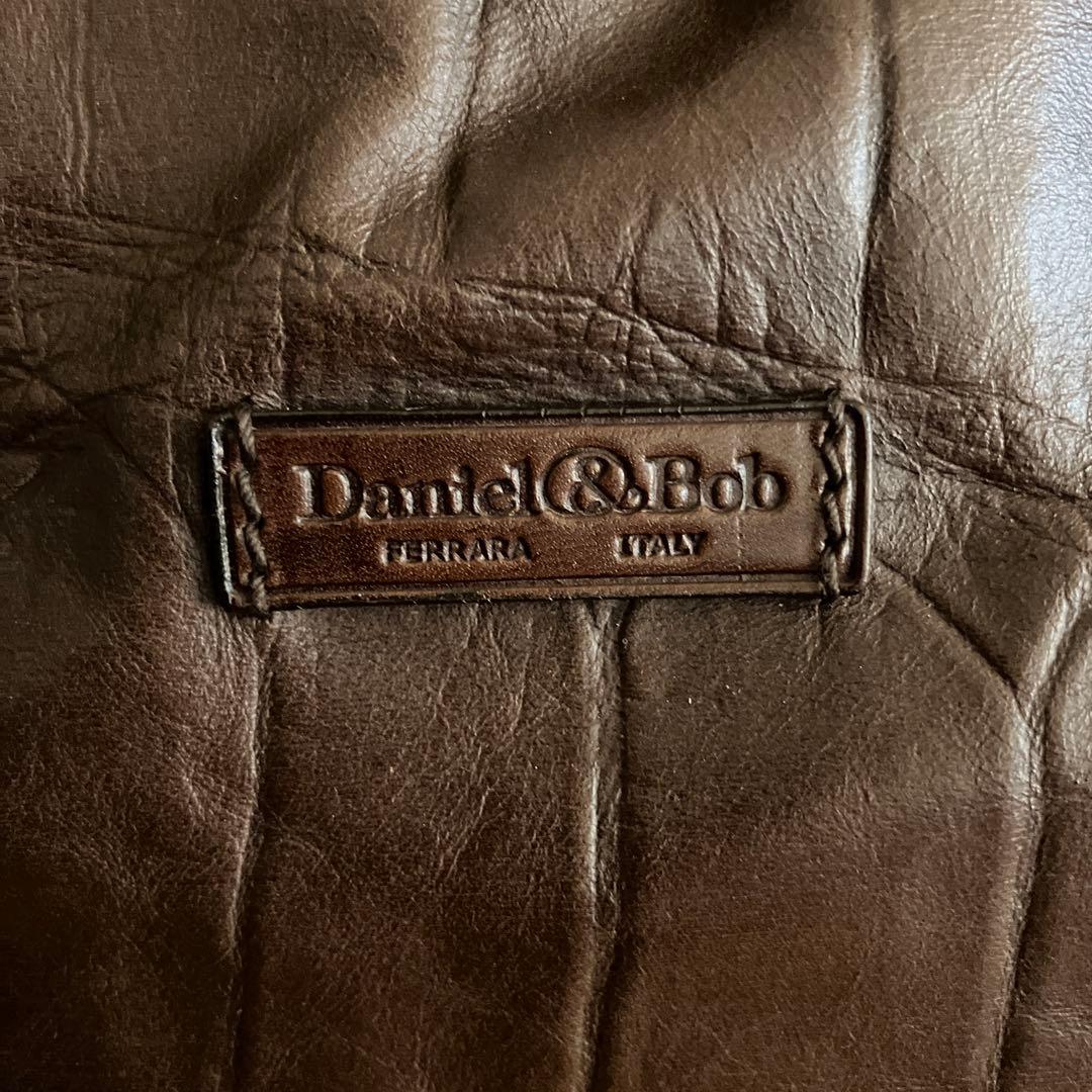 Daniel&Bob ダニエルアンドボブ クロコ型押 トートバッグ 茶