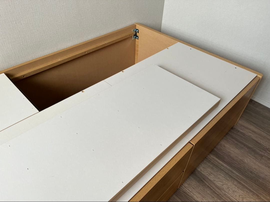 ニトリ　シングルベッドフレームナチュラル（引き取り限定）