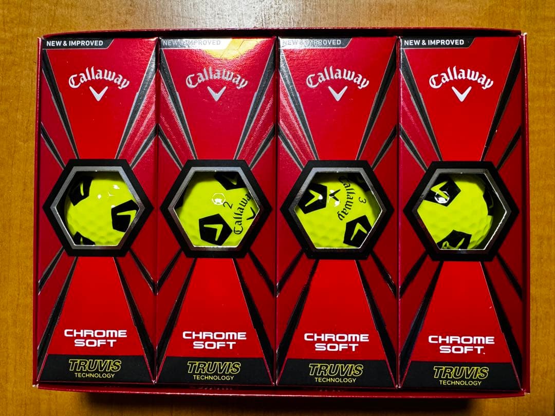 Callaway キャロウェイ CHROME SOFT 新品　サッカー柄