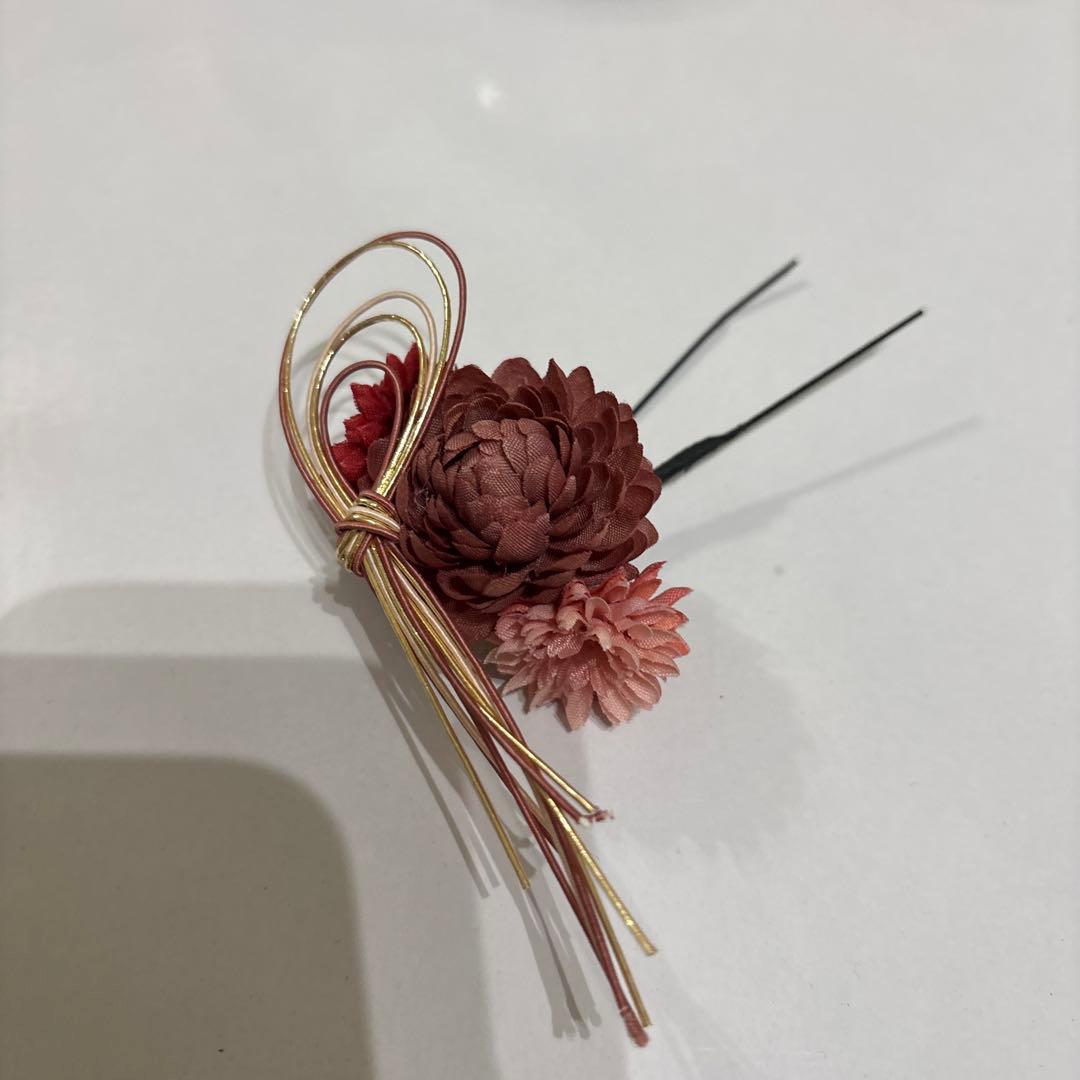 卒業式成人式和装用バッグ草履セット、ショール、髪飾りセット