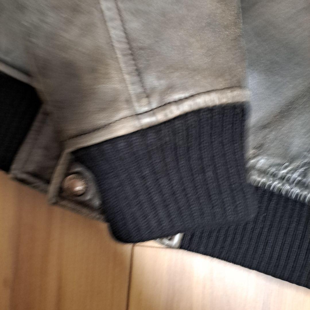 AVIREX レザーライダースジャケット Mサイズ 黒