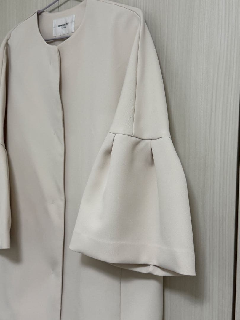 OPAQUE.CLIP フレアスリーブミドルコート　セレモニー　オペーク