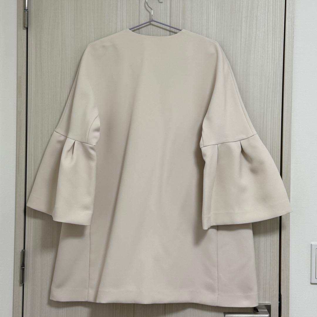 OPAQUE.CLIP フレアスリーブミドルコート　セレモニー　オペーク