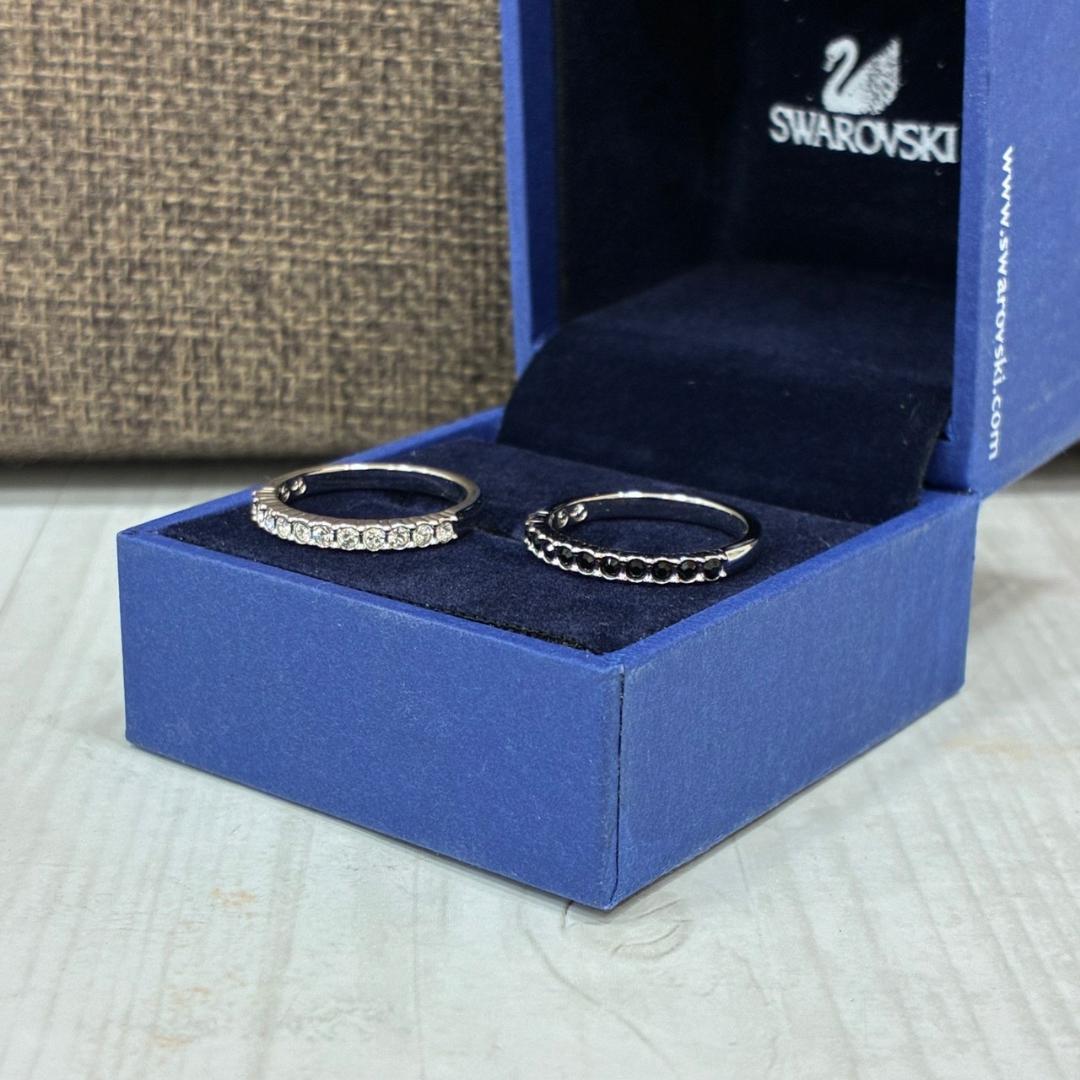 ◇スワロフスキー　リング　4点セット