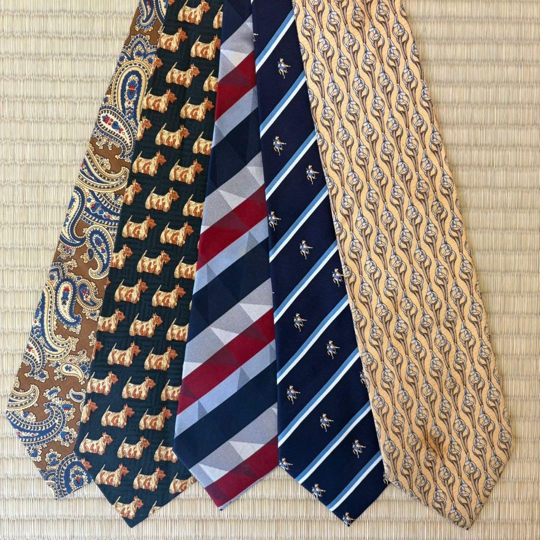 ハイブランドネクタイ 50本セット 全てシルク ヴィトン エルメス まとめ売り