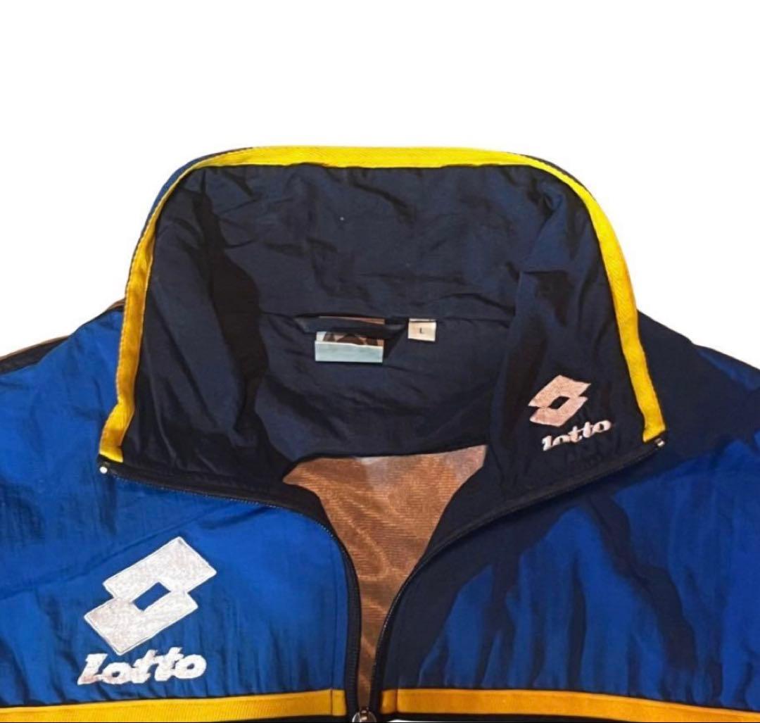 90 s LOTTOロット セリエA-ACパルマモデル/ナイロンセットアップL