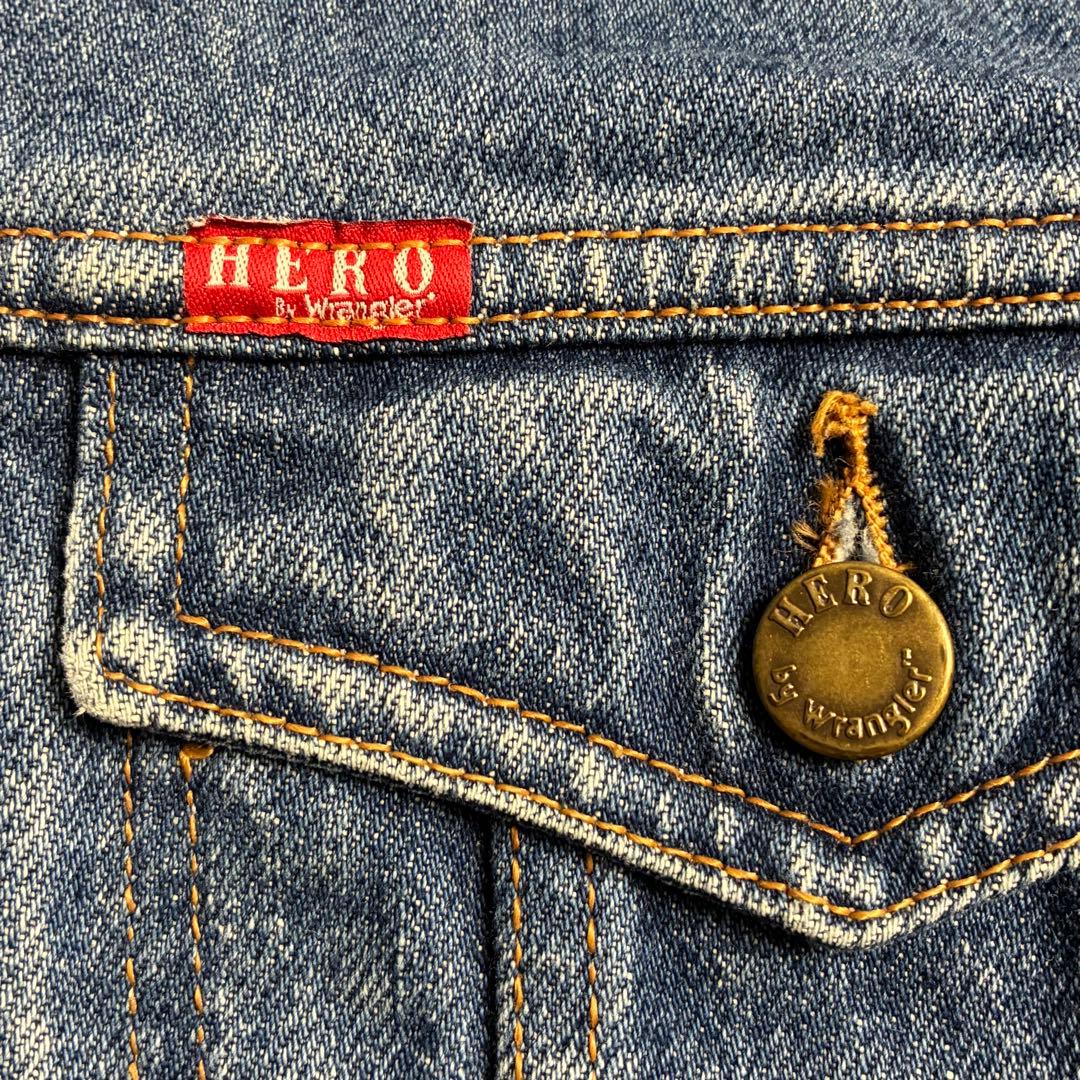 90s【美品】ラングラー/HERO/デニムトラッカージャケット/Gジャン/XXL