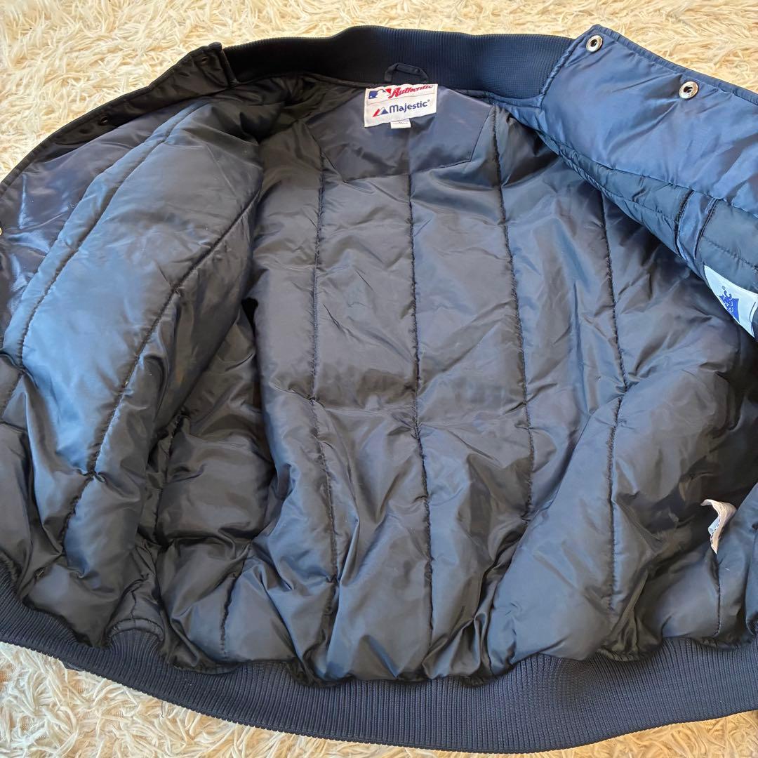 NY ヤンキース MLB 中綿スタジャン 刺繍 ネイビー ジャケット