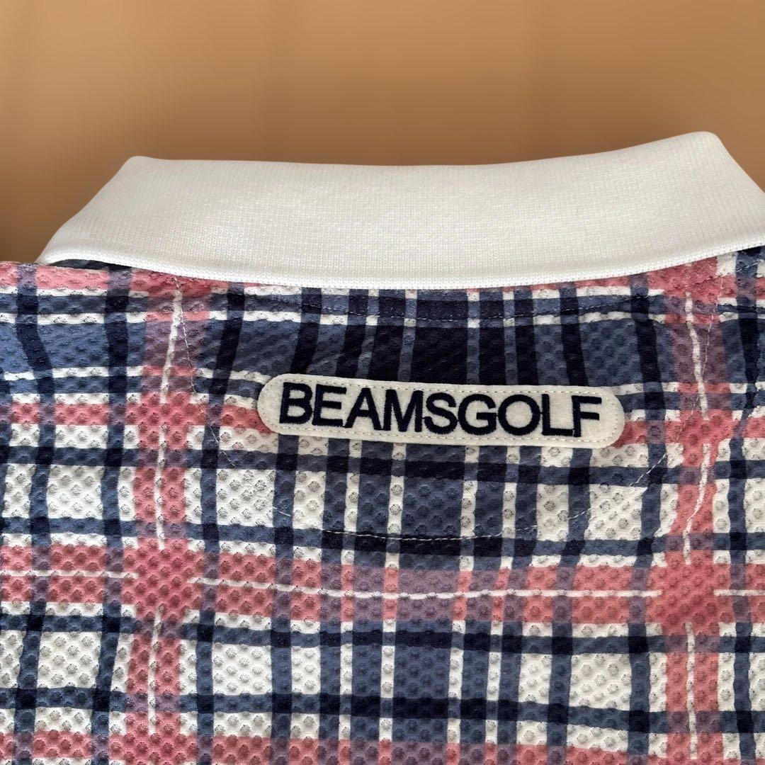 【極美品】ビームスゴルフ　プルオーバー　シャツ　UVカット　Ｌ　日本製