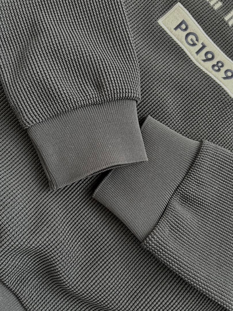 サイズ5★パーリーゲイツハイブリッドコットンクルーネックプルオーバー濃紺ネイビー