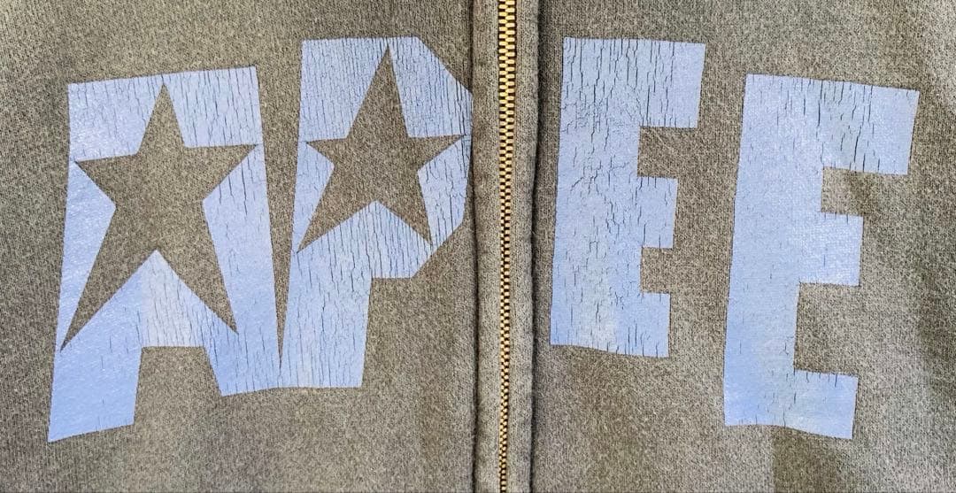 APEE エイプ カモフラ フルジップパーカー A BATHING APE