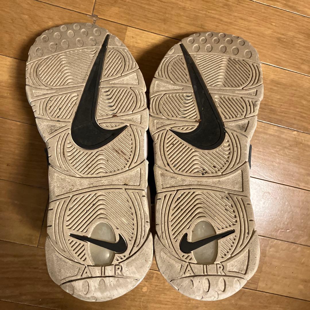 ぱるぱるNIKE モアアップテンポ28.5cm白黒美品