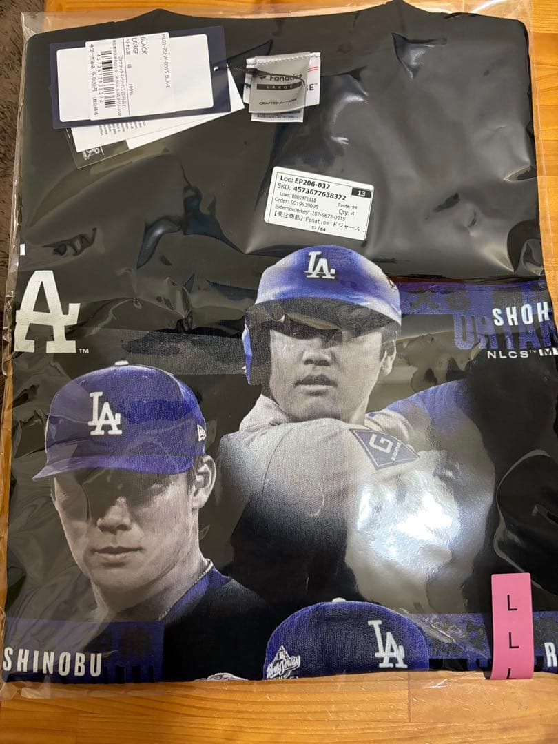 大谷翔平、山本由伸、佐々木朗希ドジャース公式Tシャツ