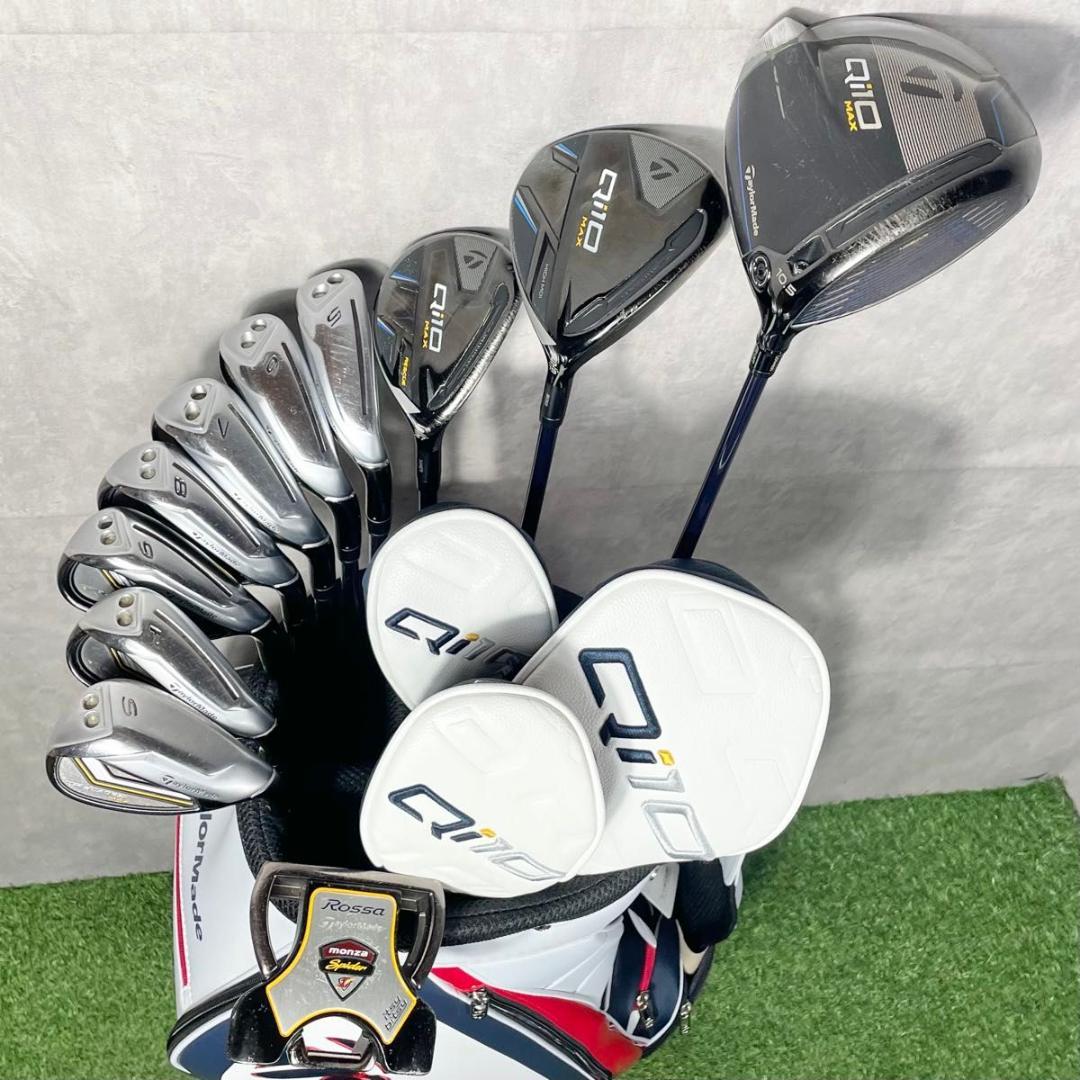 バッグ新品！テーラーメイド Qi10 MAX ゴルフクラブセット S 11本 右