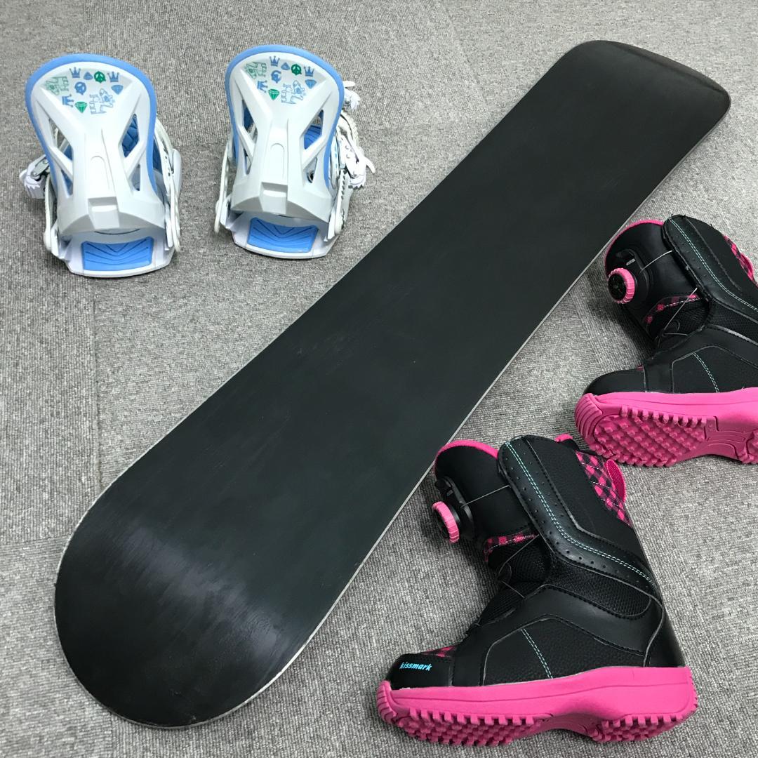 3点セット■美品■子供用■WAX済■IGNIO ボード ビンディング ブーツ