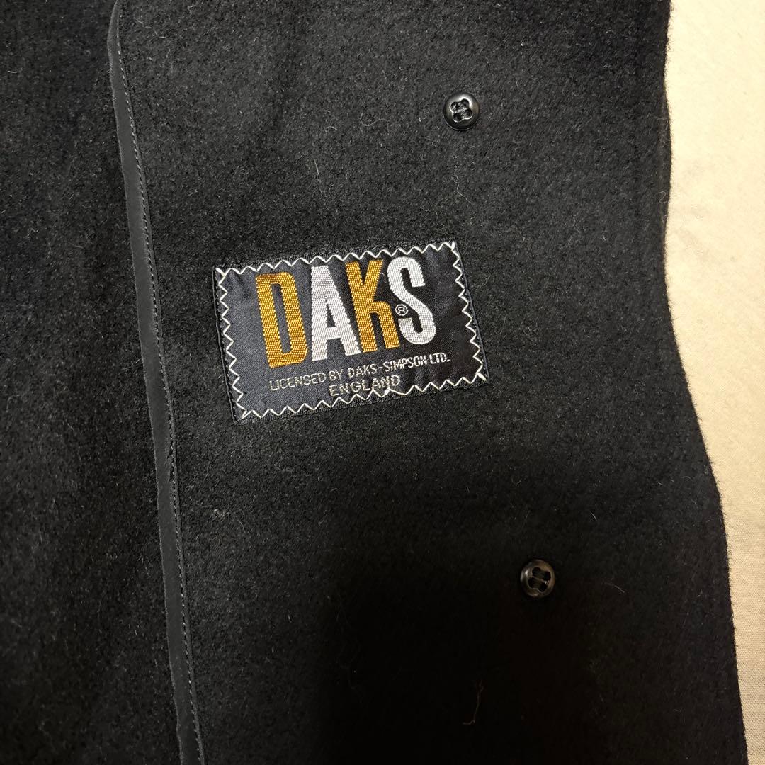 希少！美品！！BAKS フード付きマント黒コート