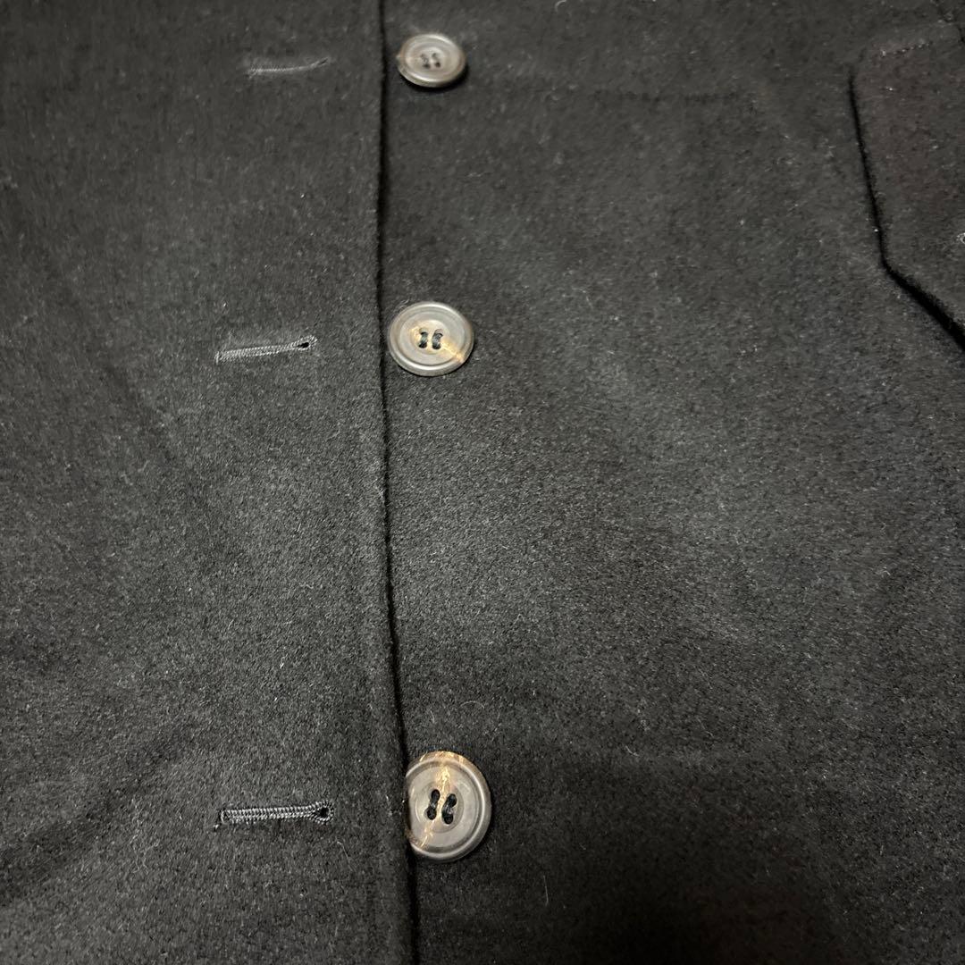 希少！美品！！BAKS フード付きマント黒コート