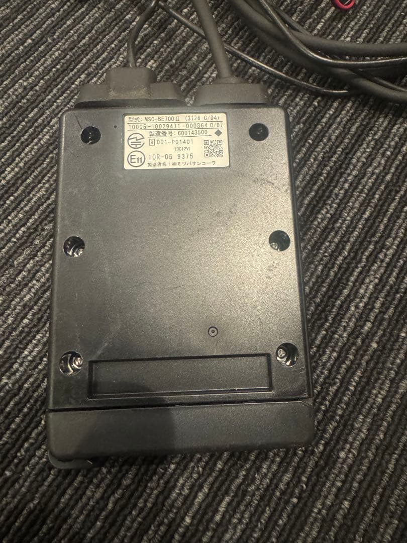 MITSUBA ミツバMSC-BE700Ⅱ ETC2.0 アンテナ分離型バイク用