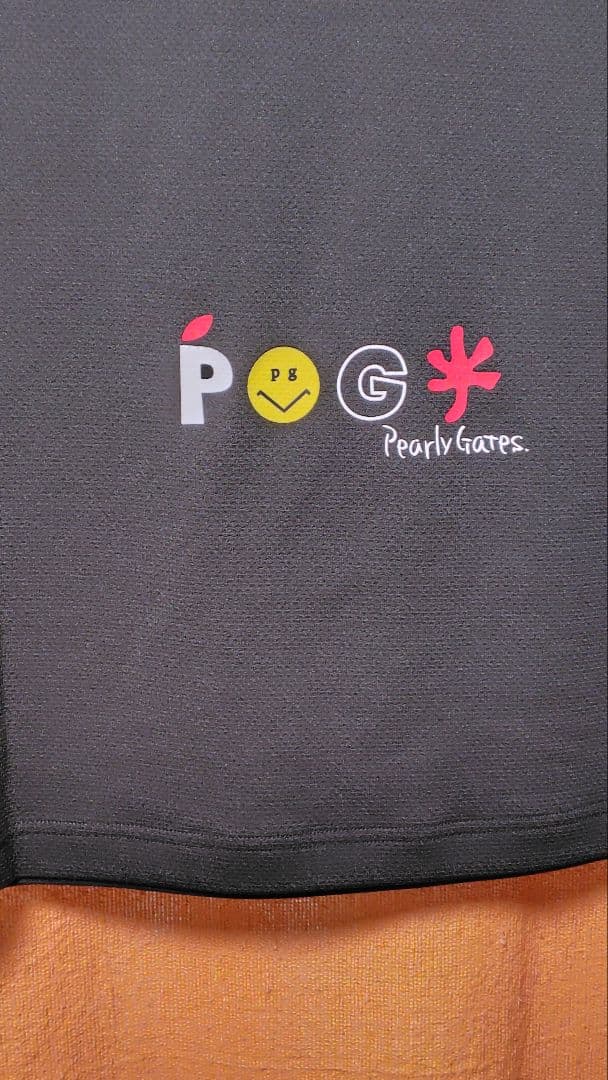 パーリーゲイツレディースモックネック 半袖カットソー ネイビー サイズ2