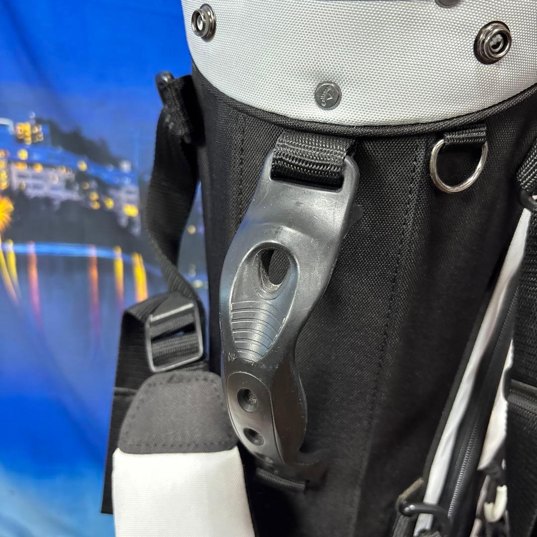 寶BV-1146 キャロウェイ スタンド式 キャディバッグ ブラック/ホワイト