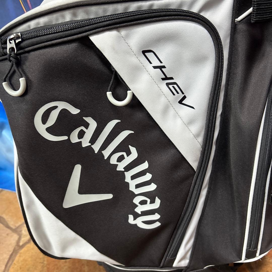 寶BV-1146 キャロウェイ スタンド式 キャディバッグ ブラック/ホワイト