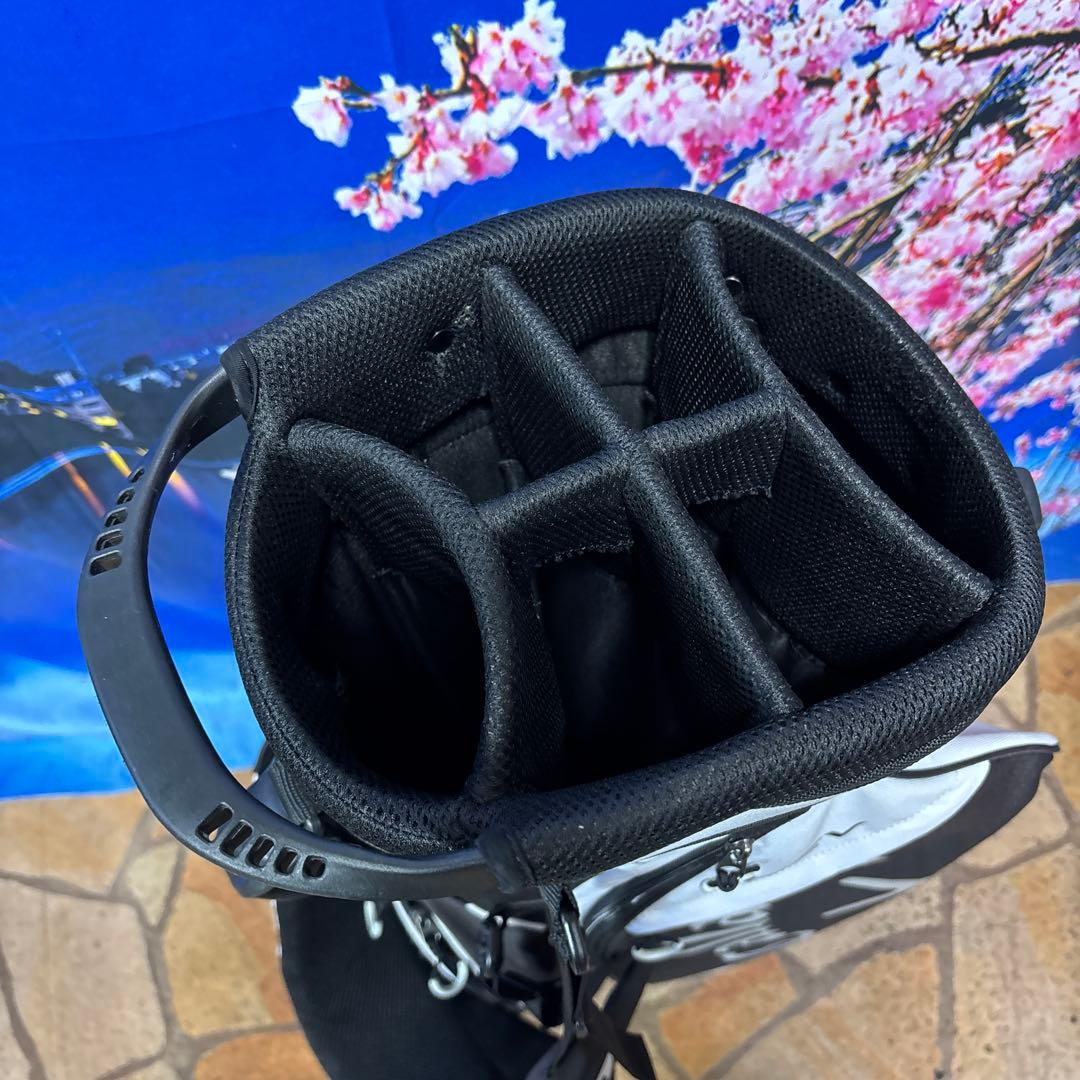 寶BV-1146 キャロウェイ スタンド式 キャディバッグ ブラック/ホワイト