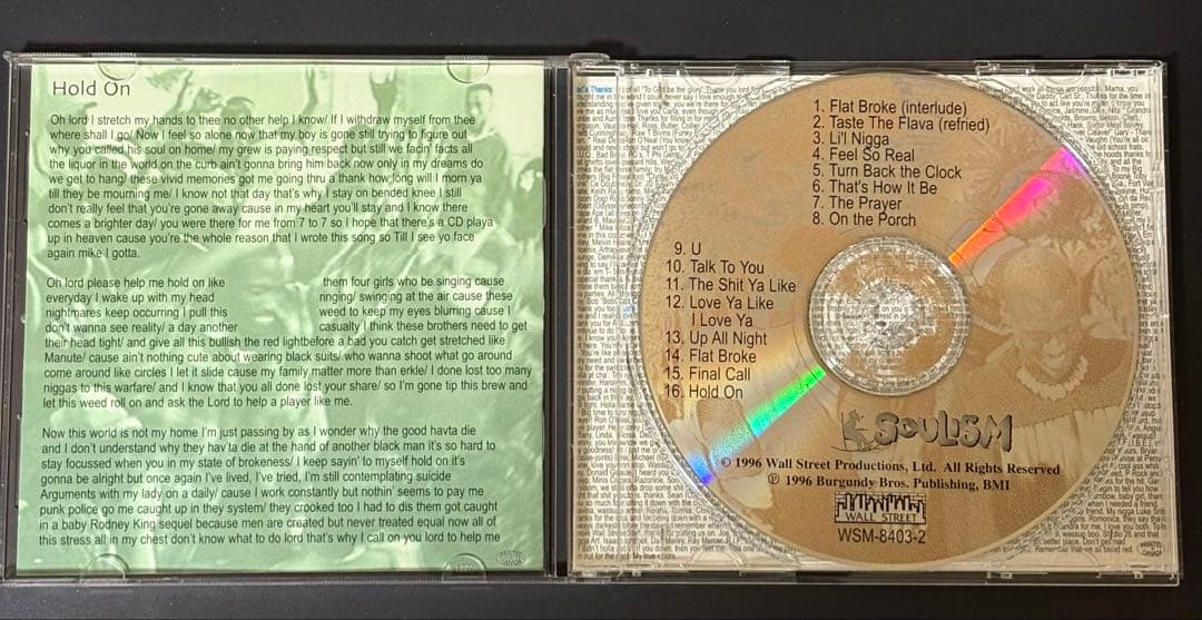 洋楽 Soulism g-rap