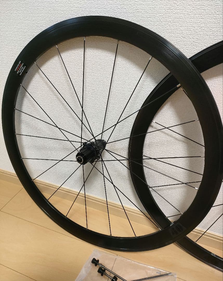 走行500km 美品 700c ロードバイクホイール RUJIXU ディープリム