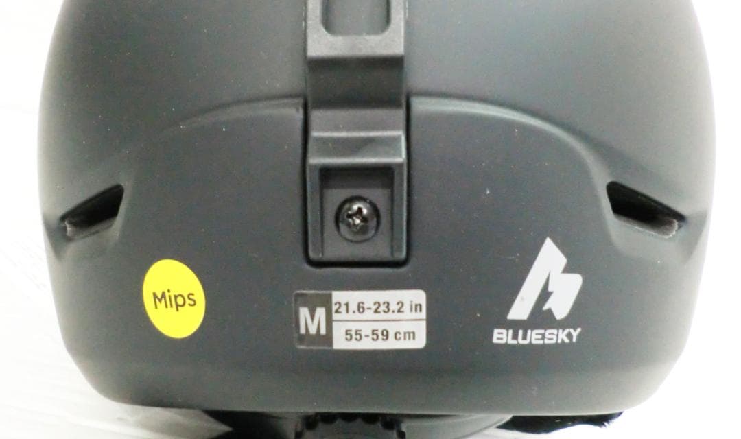 BLUESKY ブルースカイ大人用スノーへルメット MIPS ブラック M