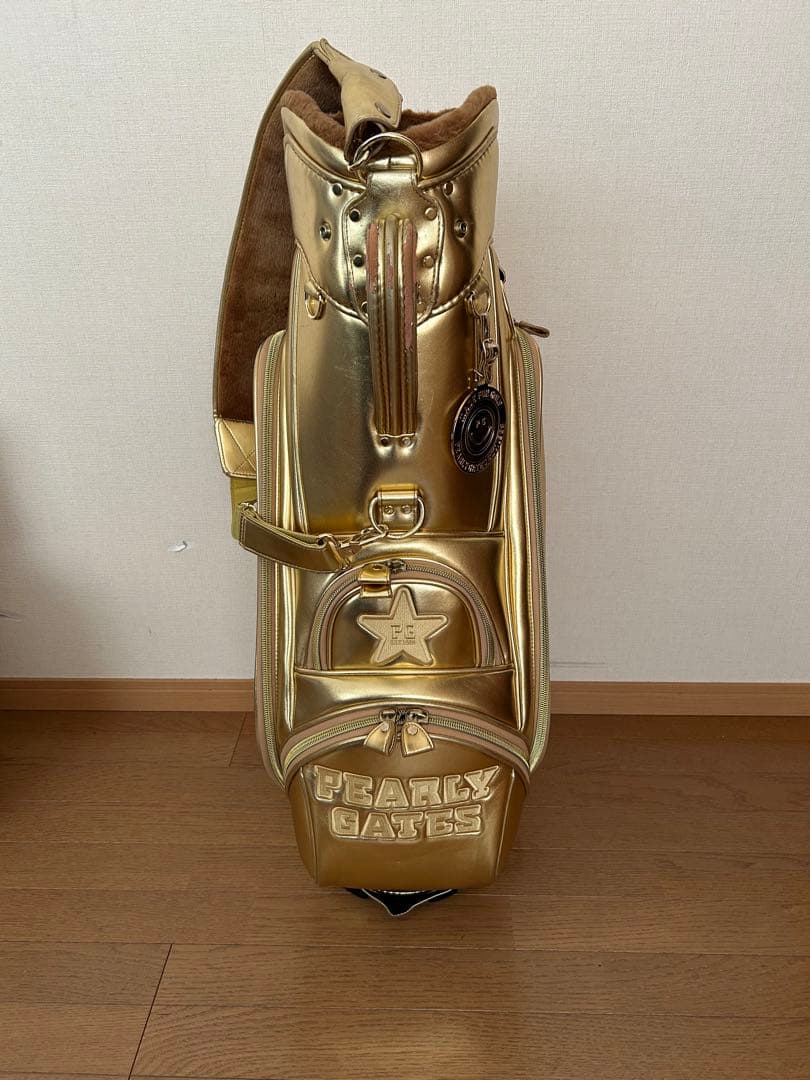 PEARLY GATES ゴルフバッグ ゴールド