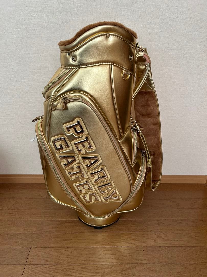 PEARLY GATES ゴルフバッグ ゴールド